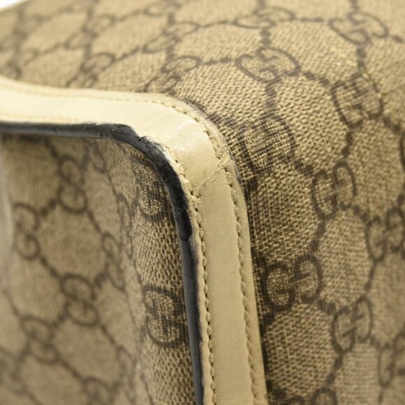 $2390 Gucci GG Supreme Monogram Medium Padlock Tote White Guccissima - Picture 7 of 16